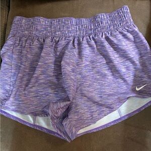 Nike Women's Purple Heathered Athletic Shorts